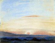 Eugene Delacroix Study of Sky Spain oil painting artist